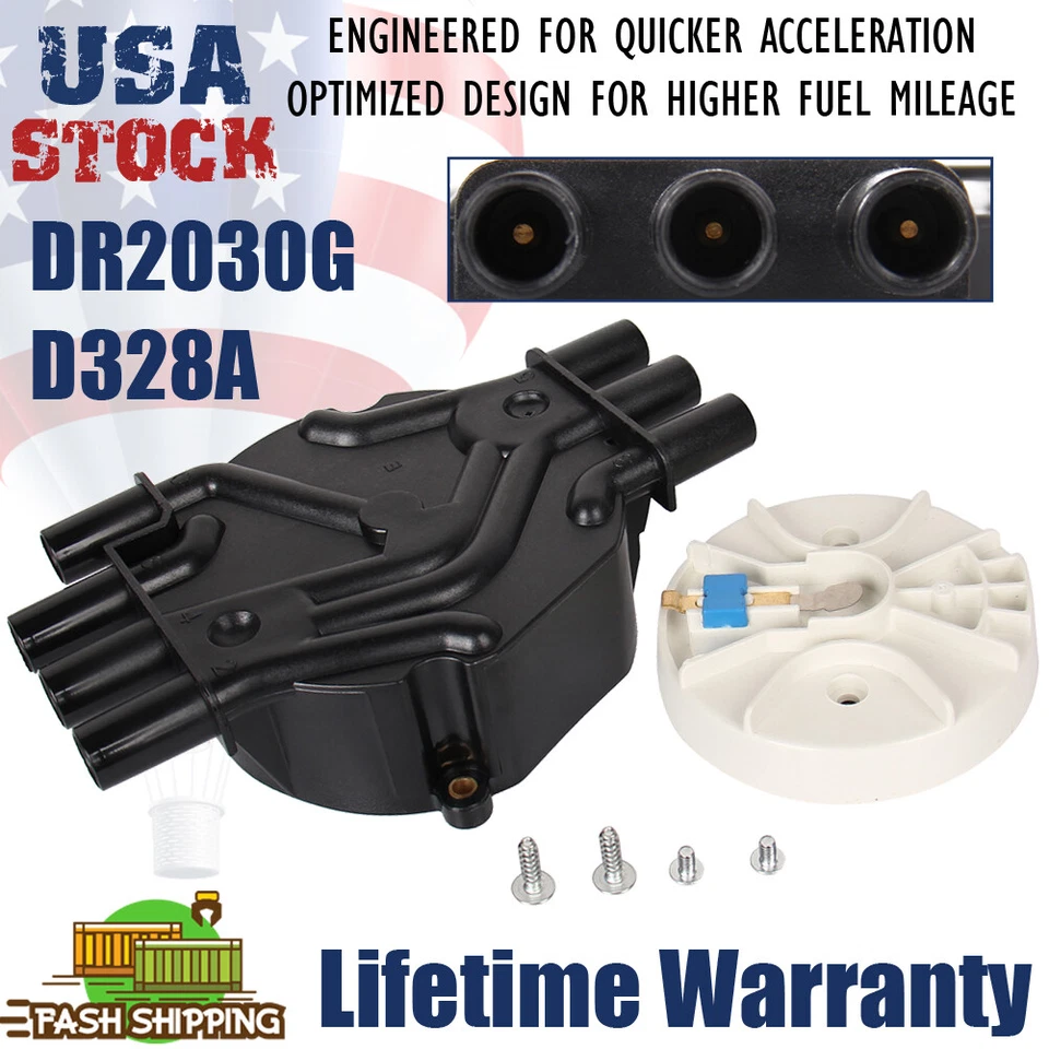 Distributor Cap and Rotor Kit for Silverado S10 GMC 4.3l V6 Vortec Dr475 Dr331