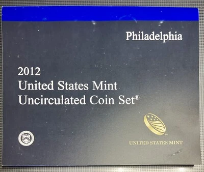 2012 Uncirculated P & D -28 Coin Set- U.S Mint Government Packaging OGP COA - Image 1 of 4