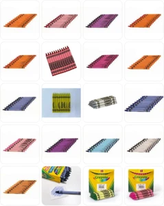 24 Crayola Crayons Single Color Bulk Refill CHOOSE YOUR COLOR! Arts Crafts Melts - Picture 1 of 49