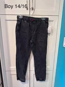 Nuevos Pantalones Vaqueros Chicos Wonder Nation XL 14/16 Husky Cintura Ajustable - Imagen 1 de 3