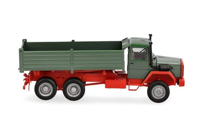 HERPA - Camion benne - IVECO Hauber 6x4 - 1/87 - HER320276 - Photo 1/4
