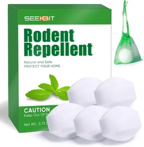 5 Pack Rodent Repellent Peppermint Oil to Repels Mice and Rats Squirrel and... - Picture 1 of 7