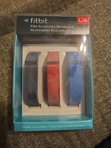 Fitbit accessory wristbands 3 bands, Black, Red, Blue - Picture 1 of 1