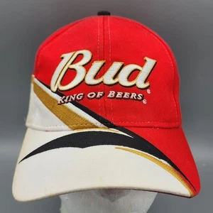 VTG 90's 2000's Dale Earnhardt Jr Bud Budweiser King Of Beers Chase Hat Snapback - Picture 1 of 15