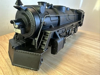 VINTAGE DIE CAST 666 MARX O GAUGE 2-4-2 RUNS F/R  W/ OPERATING SMOKE,  HEADLIGHT - Image 1 of 4