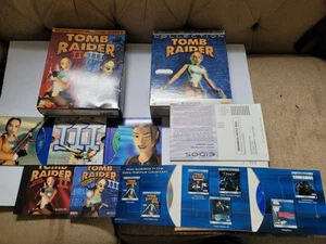 Tomb Raider 1 Platinum Collection (PC, 2000) 2 3 Combo Pack Raro Big Box - Foto 1 di 4