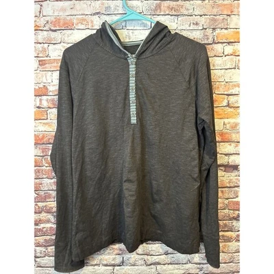 Brown Horny Toad Hooded Long Sleeve Shirt Men’s Size Xl - Image 1 of 4