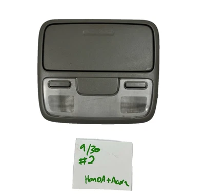 Honda & Acura Front Overhead Map Dome Light Console 2 Pin - Image 1 of 4