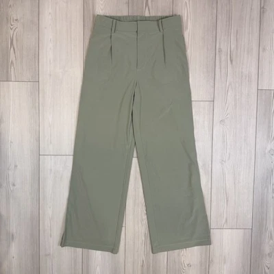 NUEVO Pantalón Pantalón Vuori Villa Mujer Pequeño VW4086 Verde Laurel Bolsillos Pierna Ancha Foto 1 de 4