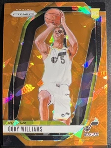 2024-25 Panini Prizm - Cody Williams #232 Orange Ice Prizm (RC) - Picture 1 of 2