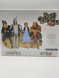 The Wizard Of Oz Character Shaped Puzzle 478 Pieces 33”  X 27” Sealed In Box - Picture 1 of 3