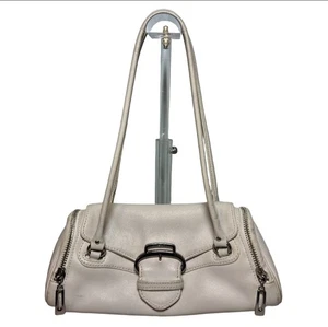 Cole Haan Schultertasche Baguette weiß Leder Alexa Roll - Bild 1 von 9