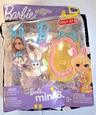 NUEVO ~ Mattel Barbie mini B #24 Muñeca de Pascua Llavero Sellado 2009 Objetivo Exclusivo Foto 1 de 2