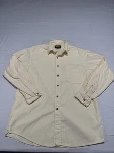 Free People Shirt Mens Large Yellow Corduroy Made In USA - Picture 1 of 4