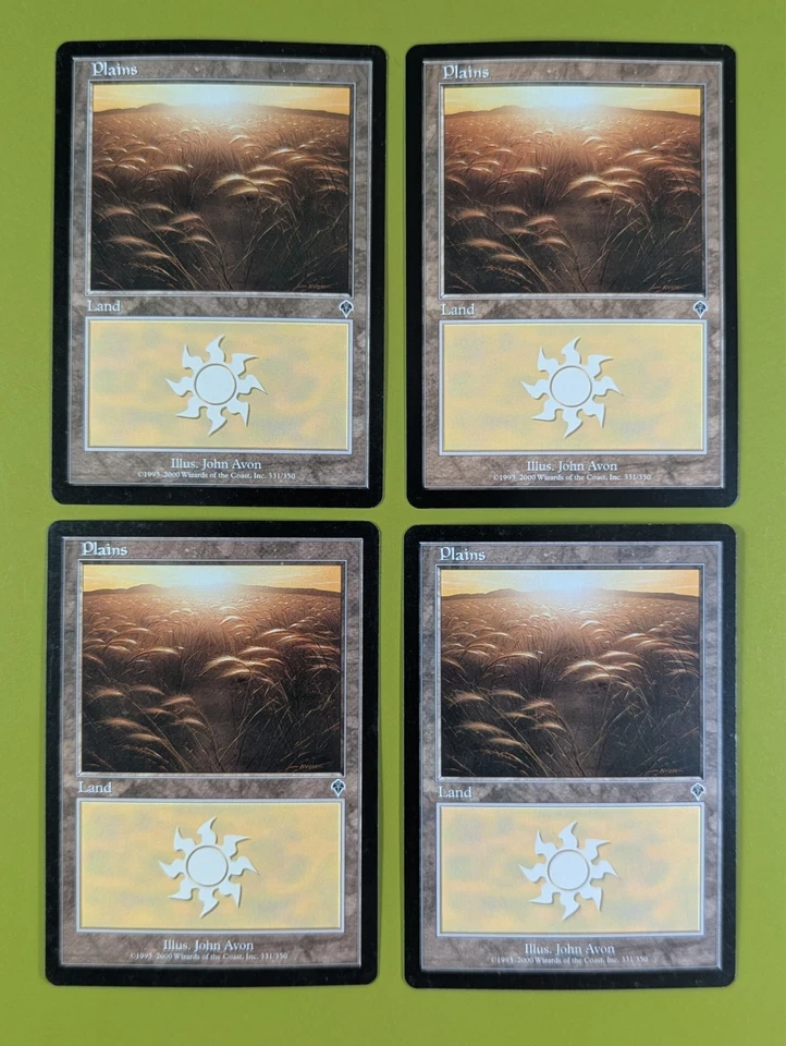 Plains (331) x4 Invasion 4x Magic the Gathering MTG - Image 1 of 1