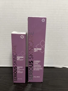 Serious Skin Car Reverse Life Correc-chin and Reverse Eye Cream NEW - Picture 1 of 5