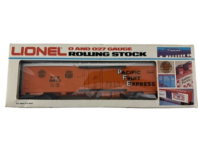Lionel NIB Vintage Pacific Fruit Express Reefer Car O/27 Gauge Train 6-9872 NEW - Image 1 of 4