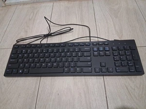 Dell Keyboard KB216P Slim Desktop Keyboard Black USB Wired - Picture 1 of 6