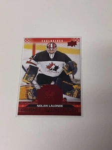 2022 Upper Deck Team Canada Exclusives #91 Nolan Lalonde /100 **030957 - Picture 1 of 2
