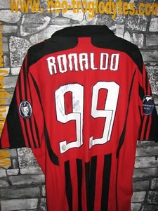 Vintage Mailand Adidas Ronaldo #99 Fußball Soccer Jersey Shirt Trikot Maillot - Bild 1 von 2