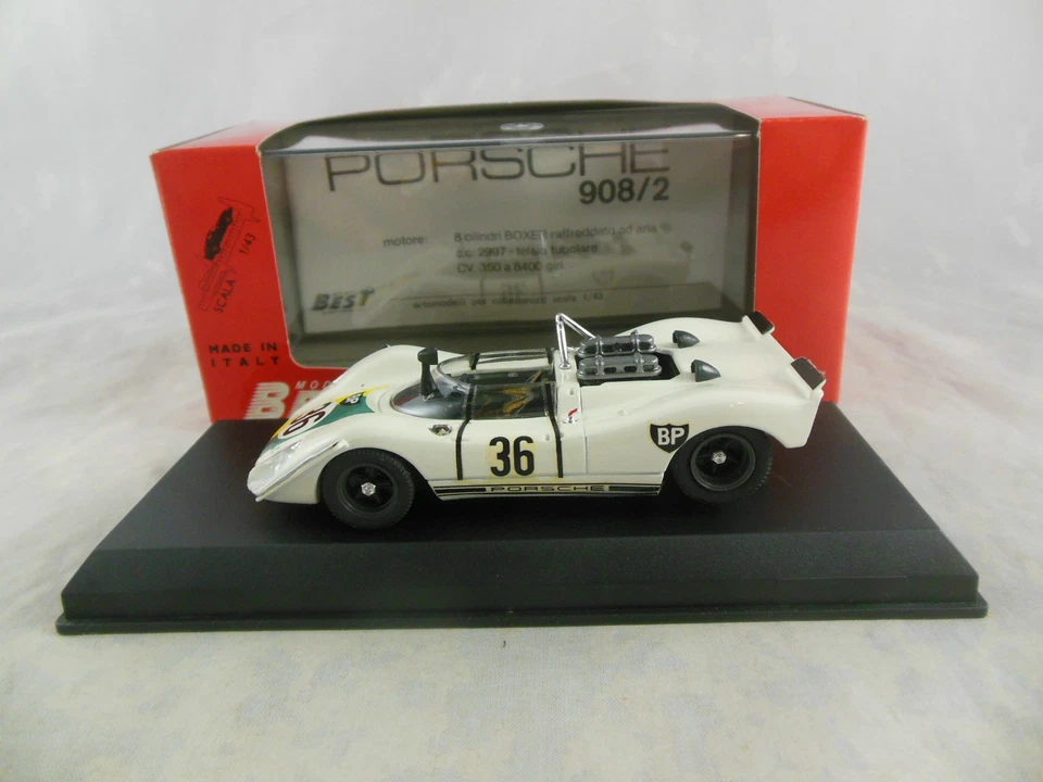 Best Model 9066 Porsche 908/2 1970 Zeltweg Racing No 36 - Image 1 of 1