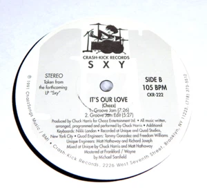 SXY 12" VINYL "WITH YOU / IT'S OUR LOVE" CKR-222 EP PLATTE SEHR GUTER ZUSTAND + FUNK SOUL HOUSE - Bild 1 von 3