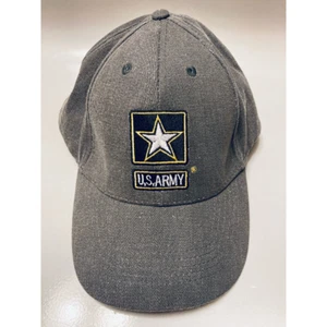 Gorra de béisbol del ejército de los Estados Unidos Men Go Army gris ajustable militar bordada talla única - Imagen 1 de 6