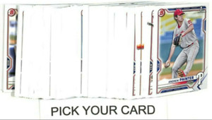 2021 Bowman Draft Baseball base cards - PICK/CHOOSE YOUR CARD
