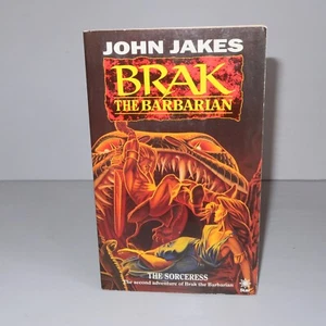 John Jakes Brak the Barbarian The Sorceress Vintage 1988 Fantasy Paperback Novel - Imagen 1 de 10