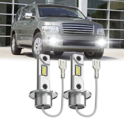 Faros antiniebla LED H3 para Infiniti QX56 2005 2006 2007 6000 K BLANCO Foto 1 de 4