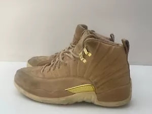 Air Jordan 12 Retro Vachetta Tan Sneakers Donna A06068-203 Taglia UK 6 - B39 - Foto 1 di 8