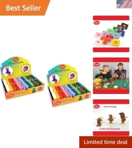 Plastilina Reusable and Non-Drying Modeling Clay Gift Set; Set of 48 Bars, 1.... - Picture 1 of 6