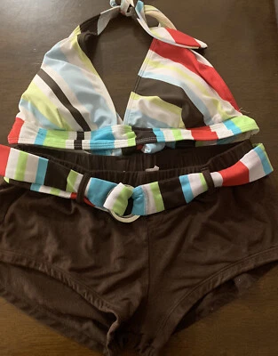 Traje de baño de dos piezas Sand And Sun talla grande 12/14  Foto 1 de 2