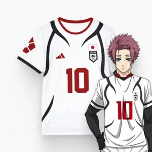 Mens Anime Jersey Blue Lock Sae Itoshi Role Playing 3d Print T-shirt Boys Jersey - Picture 1 of 21