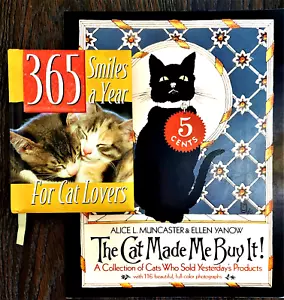 Cat lovers: 2 great books of funny & true quotes about cats & lots of cat pics - Picture 1 of 3