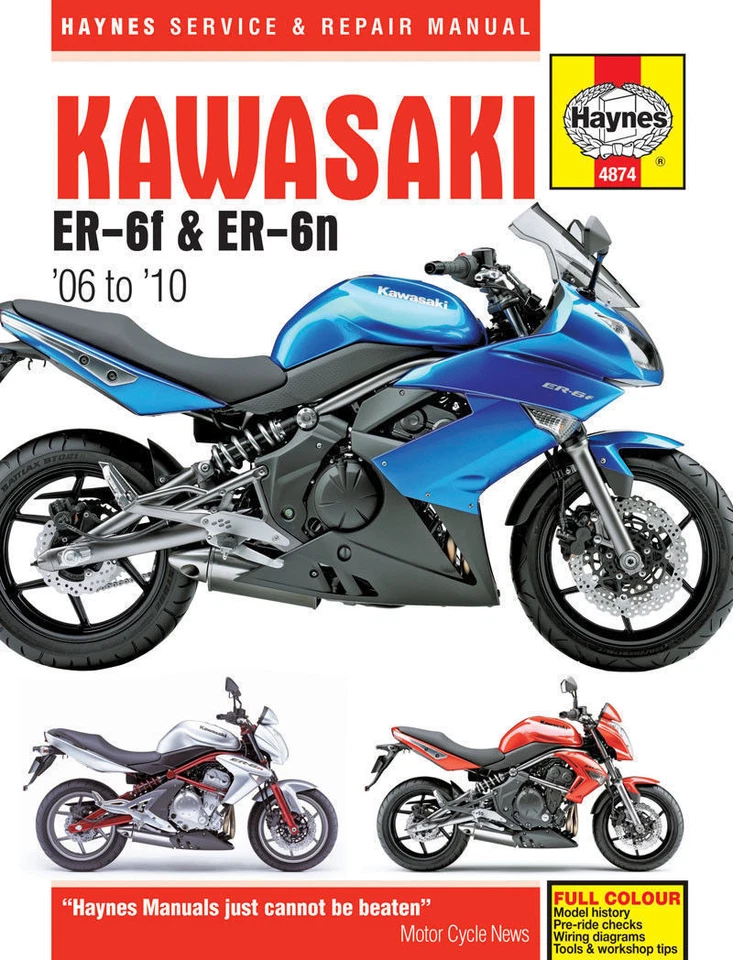 Manual de Servicio Instrucciones Kawasaki ER-6f / ER-6n 2006 - 2016 - Imagen 1 de 1