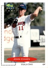 1991 Classic Best #78 John Cohen