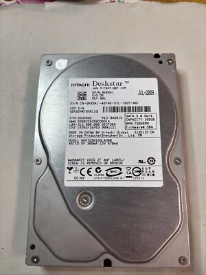Hitachi 160GB 0A36892 5BA HDP725016GLA380 3.5” SATA Hard Drive @HDD4 - Image 1 of 2