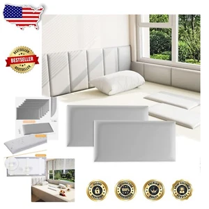 3D Wall Panels for Kids - Peel and Stick Faux Leather Headboards, 7.8" x 15.7" - Picture 1 of 8