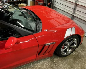 Fender stripe stripes decals fit 2010 2011 2012 2013 Chevrolet Corvette 2 COLORS - Picture 1 of 7