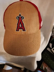 LA Angels of Anaheim Wicker Snapback Hat Baseball Promo Salinas NWT  - Picture 1 of 3