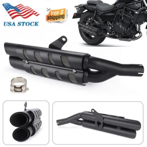 Double Exhaust Muffler Tail Pipe Slip On For Kawasaki Eliminator 450 500 2024-25 - Bild 1 von 12
