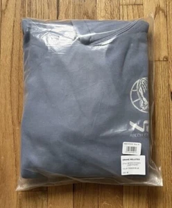 Air Drake Related x Virgil Abloh Masks Hoodie Blue Size Medium *SHIPS TODAY* - Picture 1 of 8