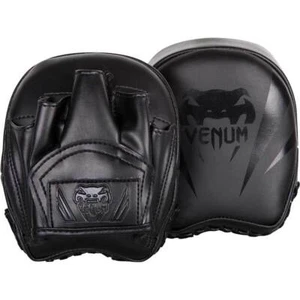 NEW Venum Elite Black/Black Mini Boxing MMA Focus Mitts - Picture 1 of 1