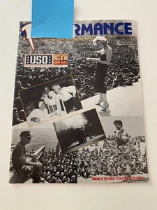 Performance Magazine USO 50th Anniversary December 6, 1991 NM - Imagen 1 de 18