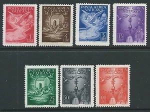 1947 VATICANO POSTA AEREA SOGGETTI VARI 7 VALORI MNH ** - W241 - Imagen 1 de 1