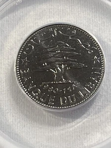 1980 Lebanon 50 Piastres Graded MS 68 by ANACS - Picture 1 of 4