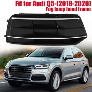 Passenger Front Bumper Fog Light Grill Grille Cover Trim R For Audi Q5 2018~2020 - Picture 1 of 7