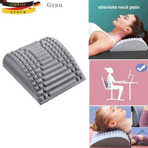 Nacken und Rückenstrecker Kissen Rückendehner Rückentrainer Wirbelsäulenstrecker - Bild 1 von 17