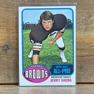 1976 Topps Football Karte #60 Jerry Sherk Cleveland Browns - Bild 1 von 2